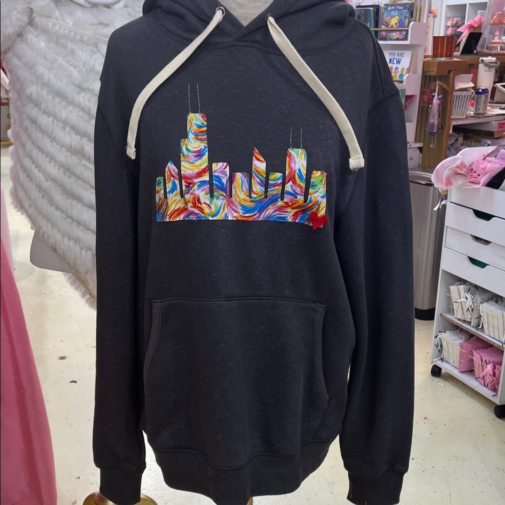 Colorful Skyline Women's Hoodie